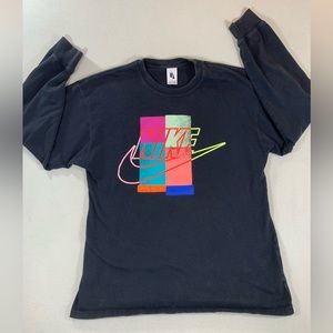 Nike air max 2 mens sweatshirt shirt black small shoes